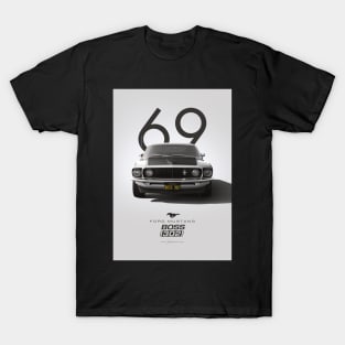 Special Edition Ford Mustang Boss 302 Artwork T-Shirt